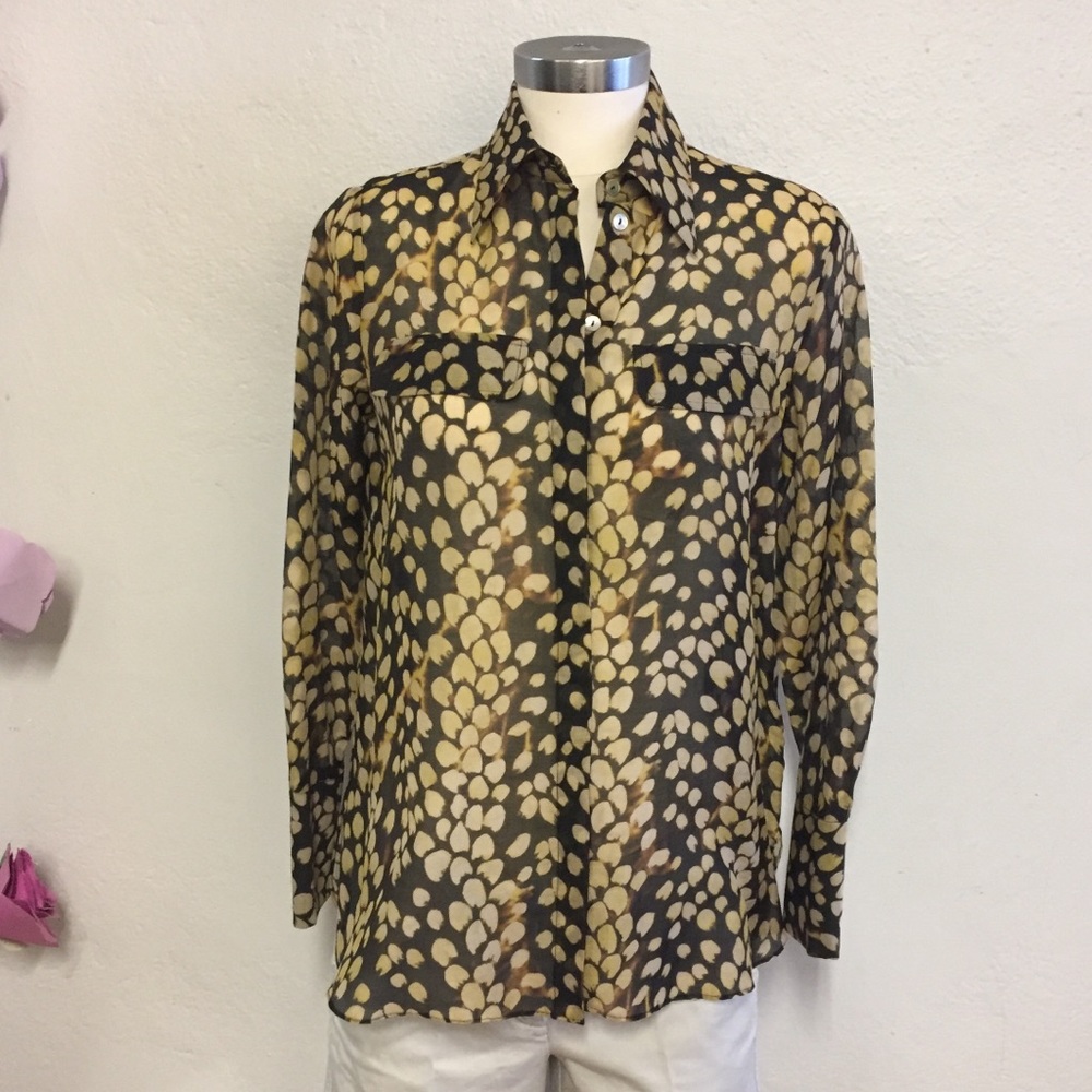 Massimo Dutti Print Camp Shirt, 4